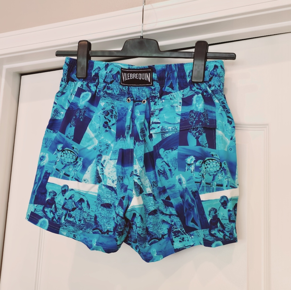 Vilebrequin Moorise Azul Swimming Trunks Swimming Shorts - Picture 6 of 7